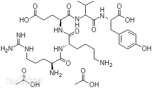 醋酸脾臟五肽化學(xué)結(jié)構(gòu)式